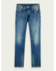 Παντελόνι ανδρικό με κουμπιά σε regular slim γραμμή Scotch & Soda (169991-5250-NEW-STARTER-BLUE)
