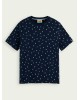 T-shirt ανδρικό με στρογγυλή λαιμόκοψη Scotch & Soda (171707-0004-NAVY)