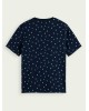 T-shirt ανδρικό με στρογγυλή λαιμόκοψη Scotch & Soda (171707-0004-NAVY)