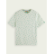 T-shirt ανδρικό με στρογγυλή λαιμόκοψη Scotch & Soda (171707-0108-MINT)