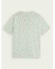 T-shirt ανδρικό με στρογγυλή λαιμόκοψη Scotch & Soda (171707-0108-MINT)