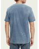 T-shirt ανδρικό με στρογγυλή λαιμόκοψη Scotch & Soda (172461-0134-WASHED-INDIGO)