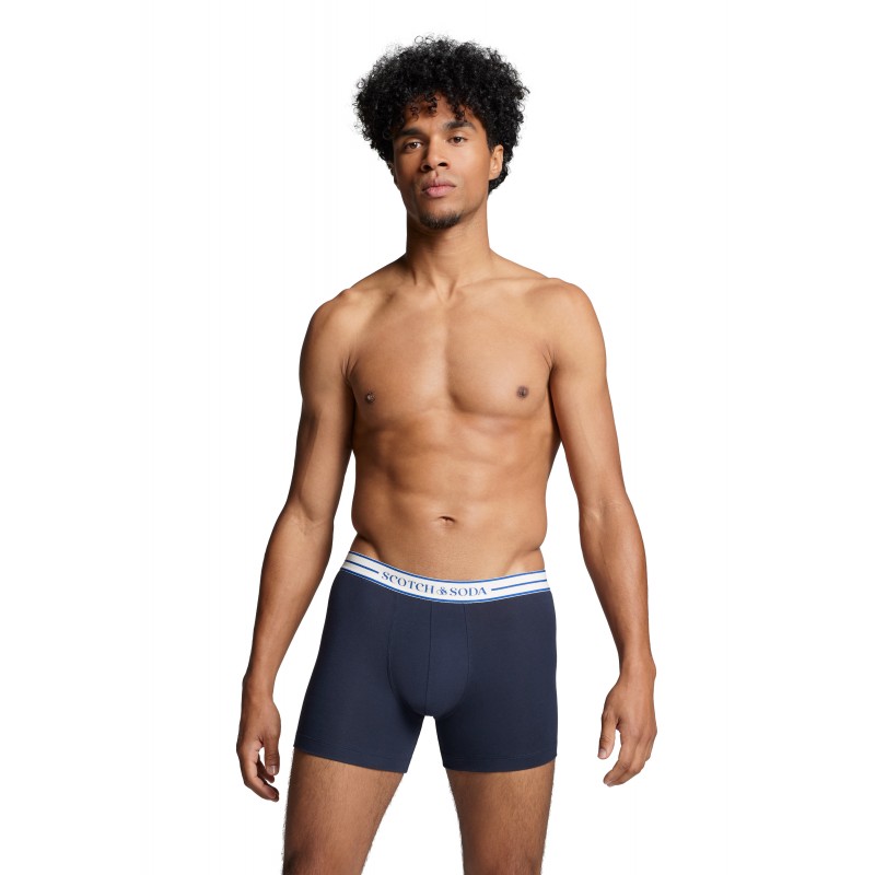 Men's boxer shorts (3pack) Scotch & Soda (701222706-002-NAVY-MULTICOLOUR)