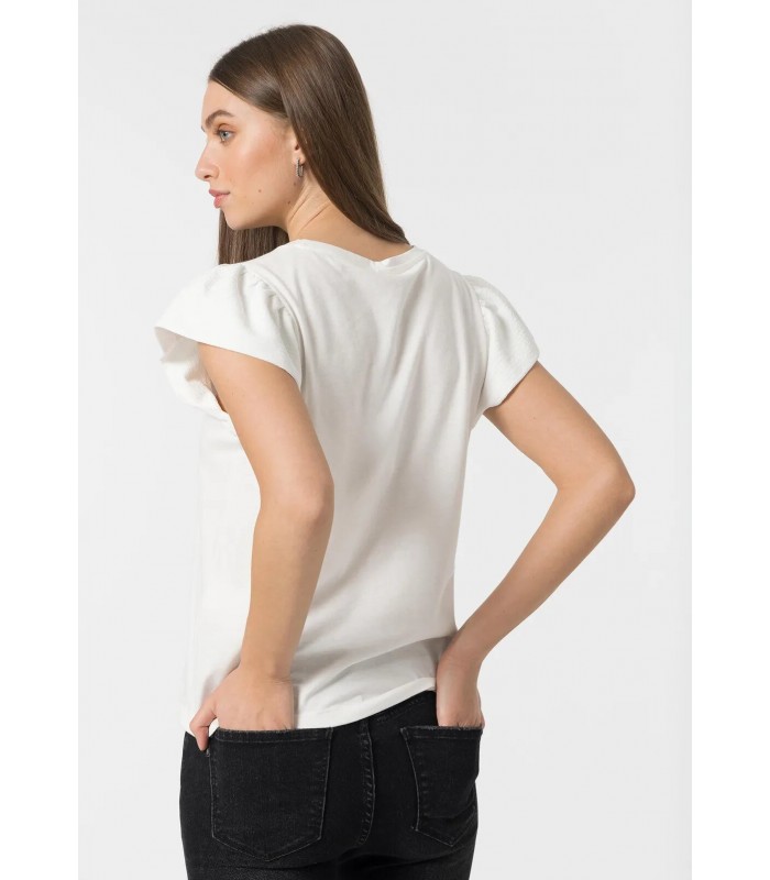 Tiffosi women's T-shirt with round neckline (10048495-KIRA-110-WHITE)