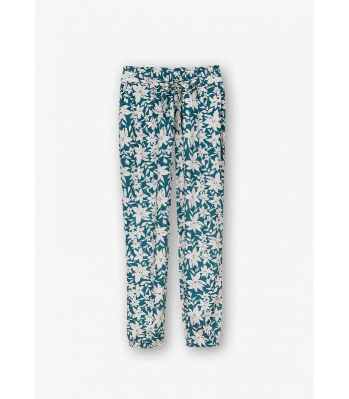 Tiffosi women's floral trousers (10048899-AGNES-879-GREEN)