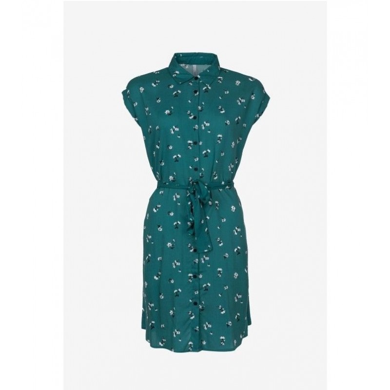 Women's buttoned floral dress Tiffosi (10049070-JONAS-879-GREEN)