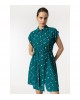 Women's buttoned floral dress Tiffosi (10049070-JONAS-879-GREEN)