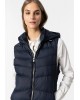 Tiffosi women's hooded vest (10049245-EVE-790-NAVY)