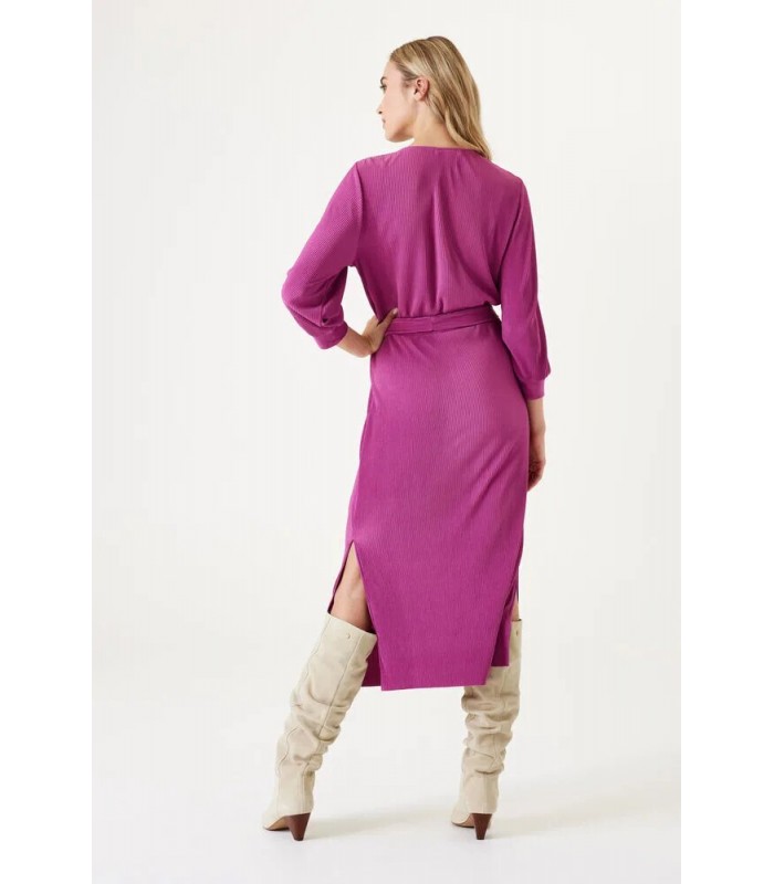 Φόρεμα μακρύ με λαιμόκοψη V και μανίκι 3/4 Garcia Jeans (G30082-3748-MEADOW-MAUVE)