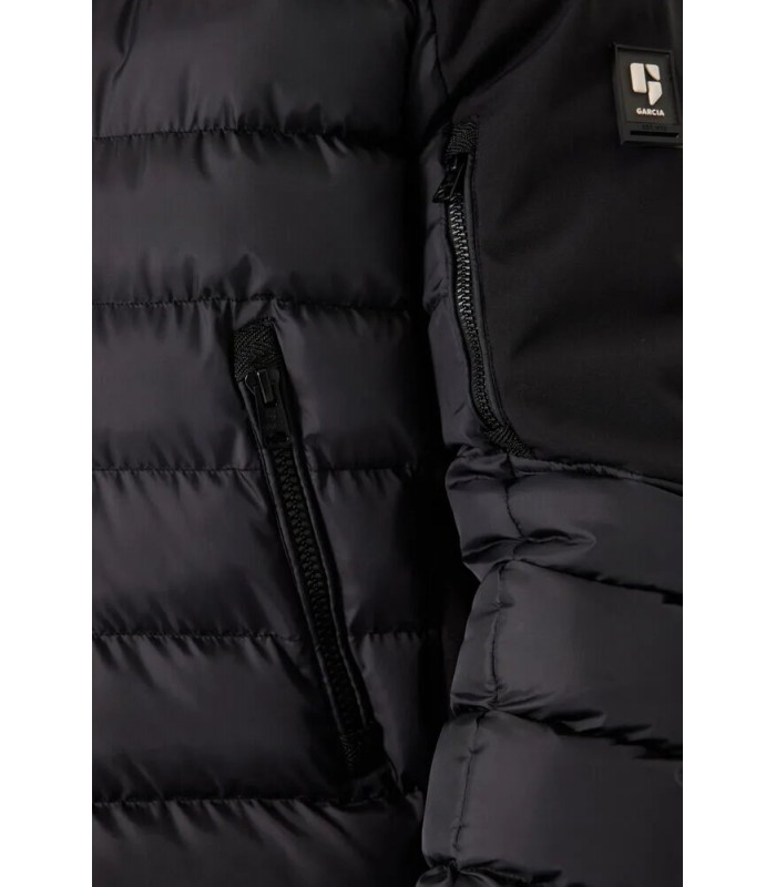 Μπουφάν softshell ανδρικό με αποσπώμενη κουκούλα Garcia Jeans (GJ310904-60-BLACK)