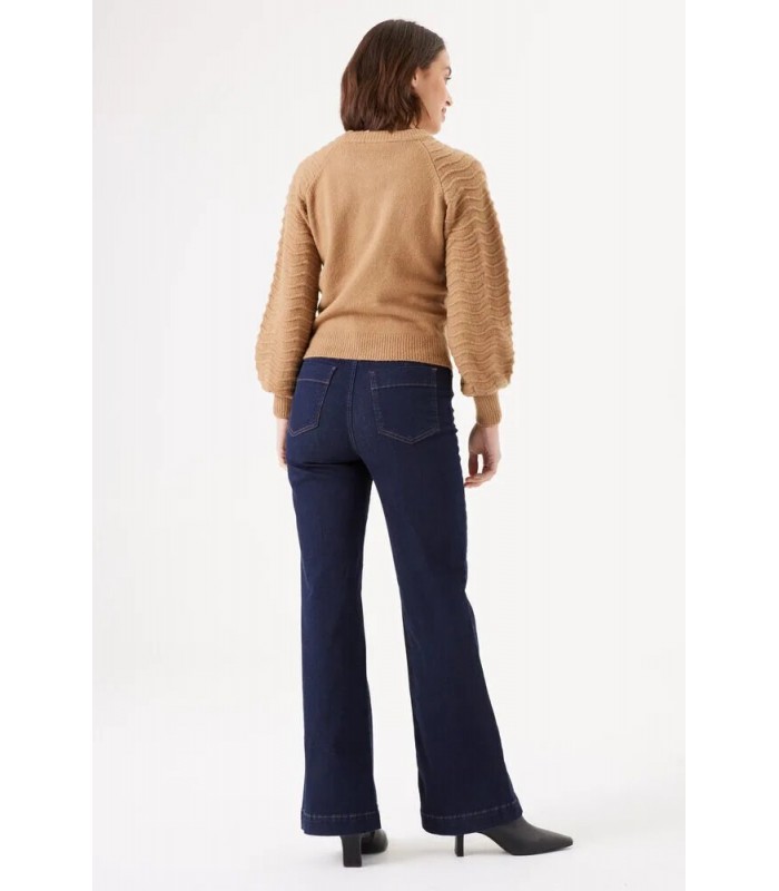 Πουλόβερ γυναικείο με στρογγυλή λαιμόκοψη Garcia Jeans (I30040-4167-GOLDEN-BROWN)