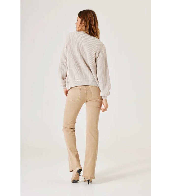 Ζακέτα γυναικεία πλεκτή με κουμπιά Garcia Jeans (Z0009-912-ALMOND-BEIGE)