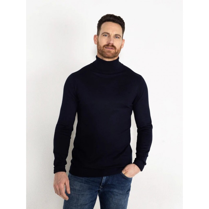 Men's pullover with a turtl neck Petrol Industries (M-NOOS-KWC001-5152-MIDNIGHT-NAVY)