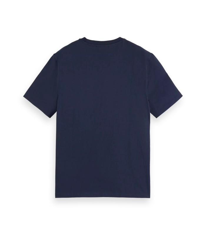 Men's T-shirt with a round neckline Scotch & Soda (175594-0002-NIGHT-BLUE)