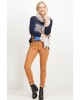 Women's slim fit trousers Garcia Jeans (U80112-3080-LEATHER-BROWN)