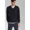 Men's pullover with a V neck Ltb (CATSI-200-BLACK)