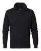 Men's pullover with buttons Petrol Industries (M-3000-KWC221-9080-STEAL-MELEE-GREY)