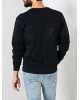 Petrol Industries men's sweatshirt with round neckline (M-3000-SWR332-9999-BLACK) 