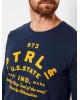 Petrol Industries men's long sleeve T-shirt with round neckline (M-3000-TLR607-5082-PETROL-BLUE)