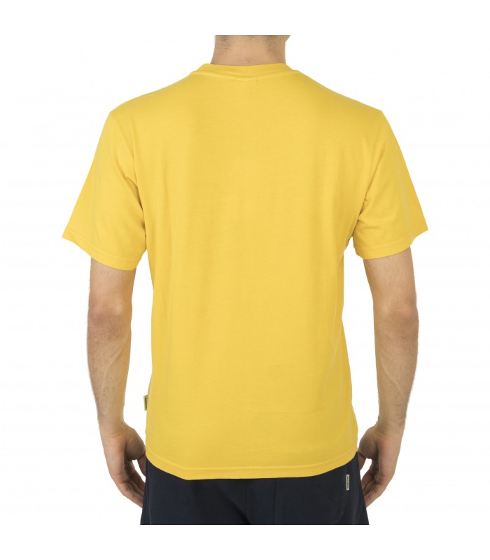 Franklin & Marshall men's T-shirt with round neckline (JM3054-000-1000P01-500-YELLOW)