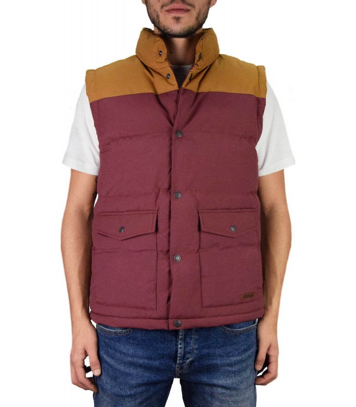 Men's Vest with buttons Caterpillar (2320031-RUSTIC-RED-ROUGE-11124)