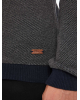 Men's pullover with a round neckline Ltb (ZIYEWA-16055-DARK-GREY)