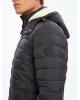 Ltb men's capitone Jacket with detachable hood & faux fur lining (JIDOPI-48001-DARK-GREY)