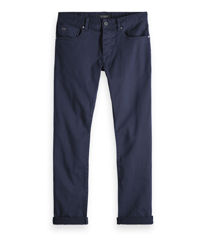 Παντελόνι ανδρικό με κουμπιά σε regular slim γραμμή Scotch & Soda (150914-0002-BLUE)