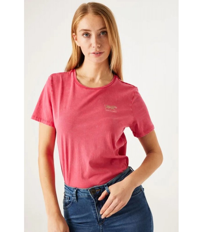 T-shirt γυναικείο με στρογγυλή λαιμόκοψη Garcia Jeans (Z0012-8891-LUSH-PINK)