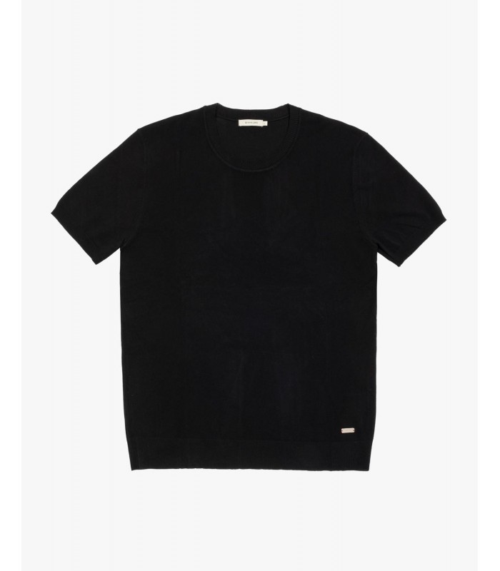 T-shirt ανδρικό πλεκτό με στρογγυλή λαιμόκοψη Gianni Lupo (GL510S-BLACK)