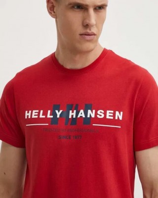 T-shirt ανδρικό με στρογγυλή λαιμόκοψη Helly Hansen (53936-164-RED)
