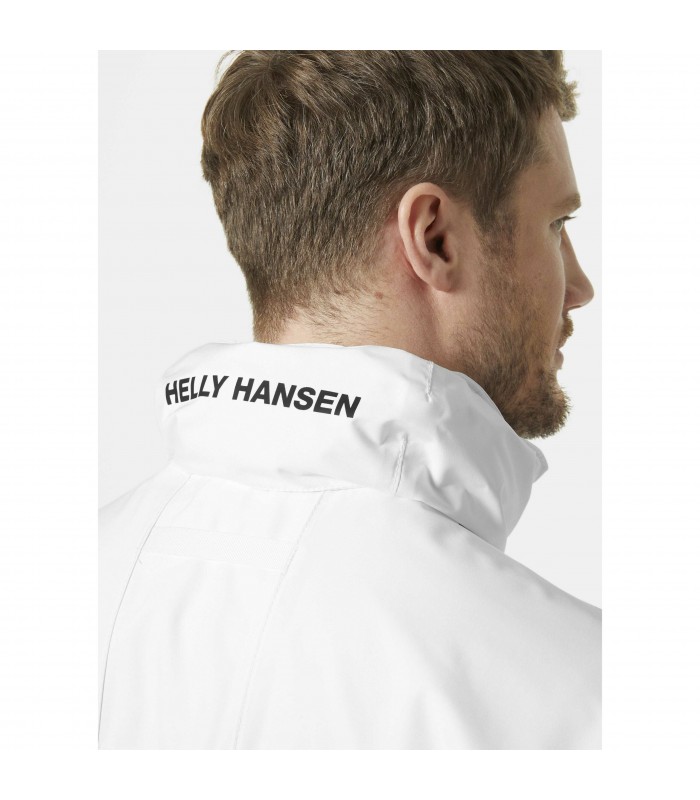 Μπουφάν ανδρικό αδιάβροχο με ενσωματωμένη κουκούλα Helly Hansen (62643-001-WHITE)
