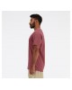 T-shirt ανδρικό με στρογγυλή λαιμόκοψη New Balance (MT41587-WAD-DARK-PURPLE)
