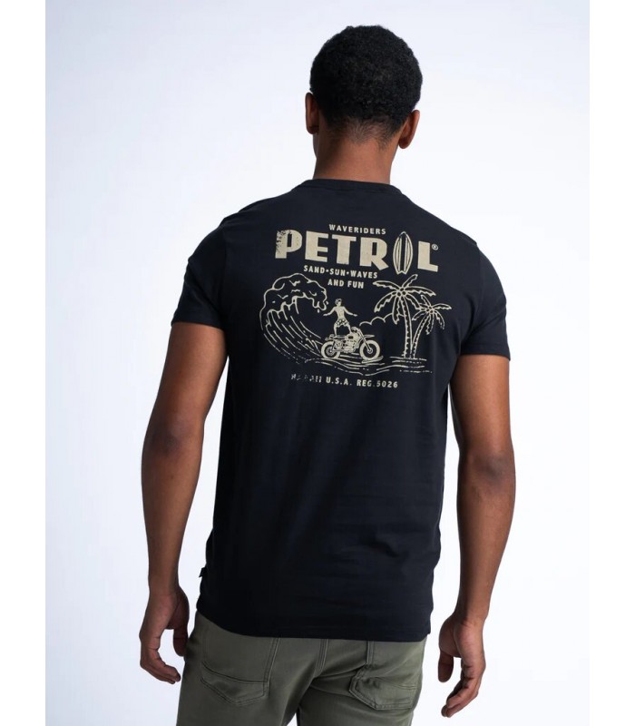 T-shirt ανδρικό με στρογγυλή λαιμόκοψη Petrol Industries (M-1040-TSR635-9108-ANTHRA)