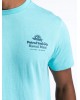 T-shirt ανδρικό με στρογγυλή λαιμόκοψη Petrol Industries (M-1040-TSR645-5180-AQUA-BLUE)