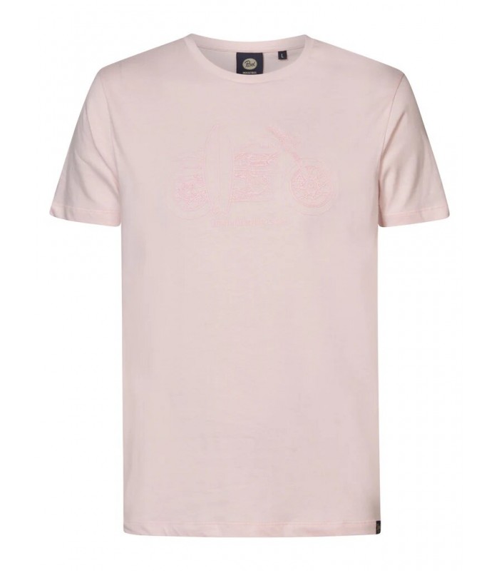 T-shirt ανδρικό με στρογγυλή λαιμόκοψη Petrol Industries (M-1040-TSR671-3010-PASTEL-PINK)