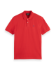 Πόλο T-shirt ανδρικό με δύο κουμπάκια Scotch & Soda (175557-1515-LOBSTER-RED)