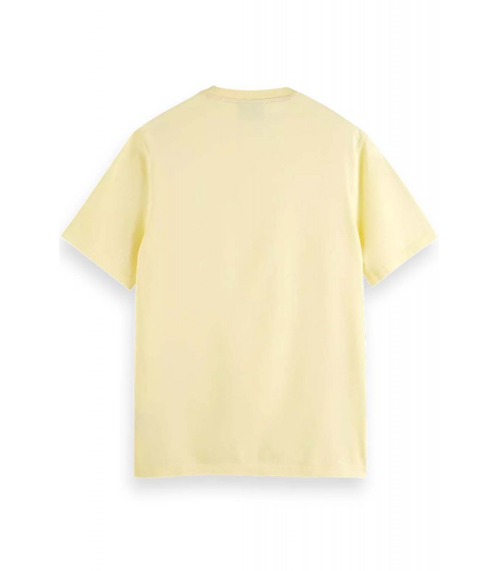 T-shirt ανδρικό με στρογγυλή λαιμόκοψη Scotch & Soda (175564-2146-FIRST-LIGHT-YELLOW)