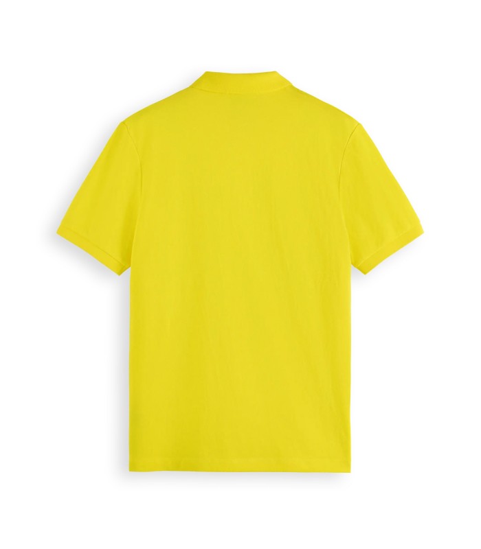 Πόλο T-shirt ανδρικό με δύο κουμπάκια Scotch & Soda (175664-0853-LEMON-YELLOW)