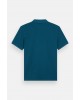 Πόλο T-shirt ανδρικό με δύο κουμπάκια Scotch & Soda (175664-6938-HARBOUR-TEAL-TURQUOISE)