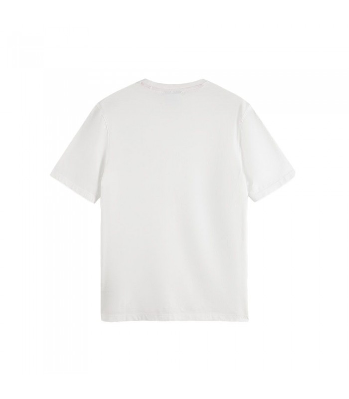 T-shirt ανδρικό με στρογγυλή λαιμόκοψη Scotch & Soda (176739-0006-WHITE)