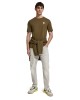 T-shirt ανδρικό με στρογγυλή λαιμόκοψη Scotch & Soda (176898-6895-KHAKI)