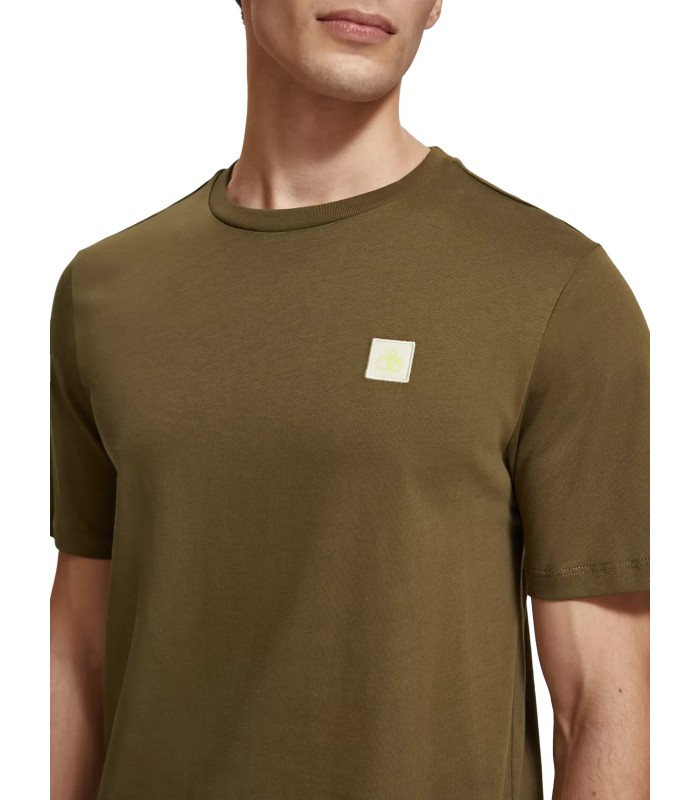 T-shirt ανδρικό με στρογγυλή λαιμόκοψη Scotch & Soda (176898-6895-KHAKI)