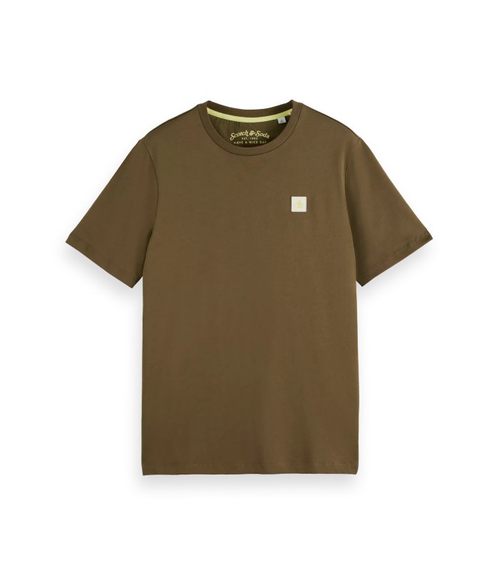 T-shirt ανδρικό με στρογγυλή λαιμόκοψη Scotch & Soda (176898-6895-KHAKI)