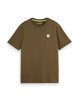 T-shirt ανδρικό με στρογγυλή λαιμόκοψη Scotch & Soda (176898-6895-KHAKI)