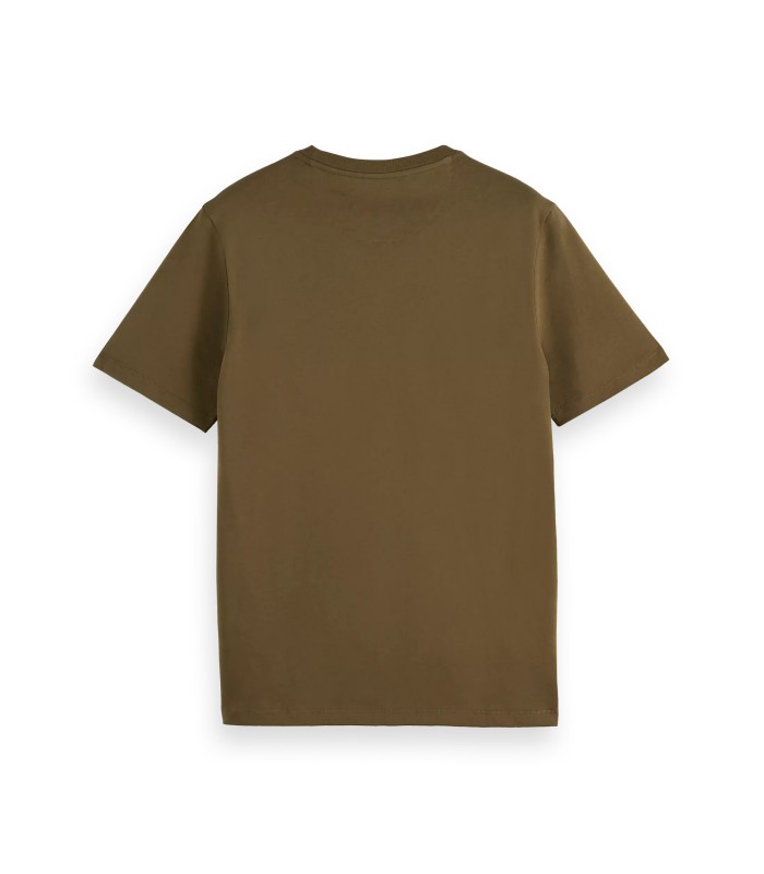 T-shirt ανδρικό με στρογγυλή λαιμόκοψη Scotch & Soda (176898-6895-KHAKI)