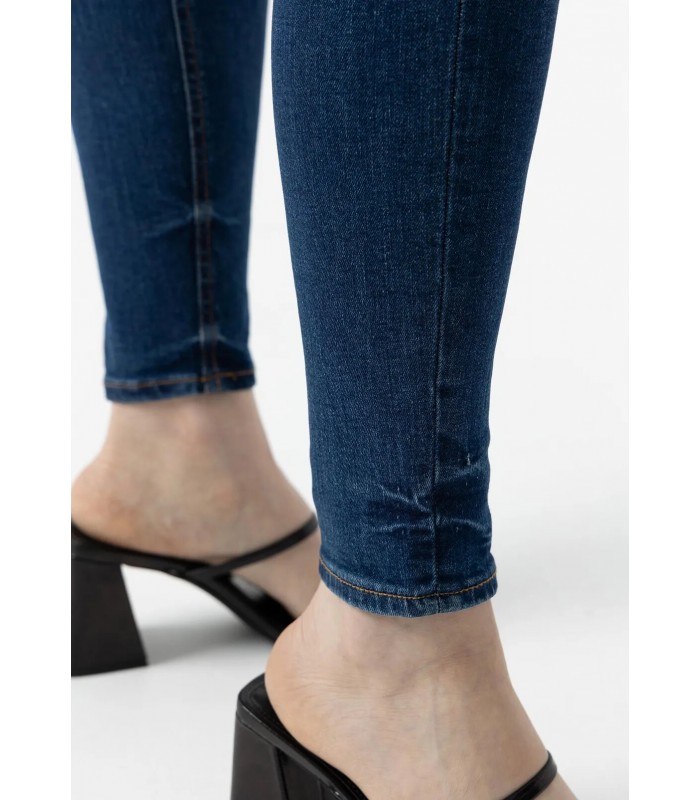 Παντελόνι γυναικείο ψηλόμεσο με φερμουάρ σε skinny γραμμή Tiffosi (10052429-LAUREN-348-BLUE) 