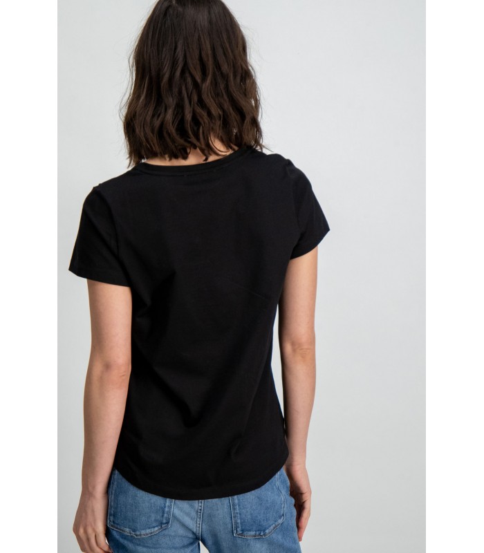 T-shirt γυναικείο με στρογγυλή λαιμόκοψη Garcia Jeans (D90211-BLACK-60)