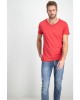 Garcia Jeans men's T-shirt V neckline (GS910103-CHILI-RED-3016)
