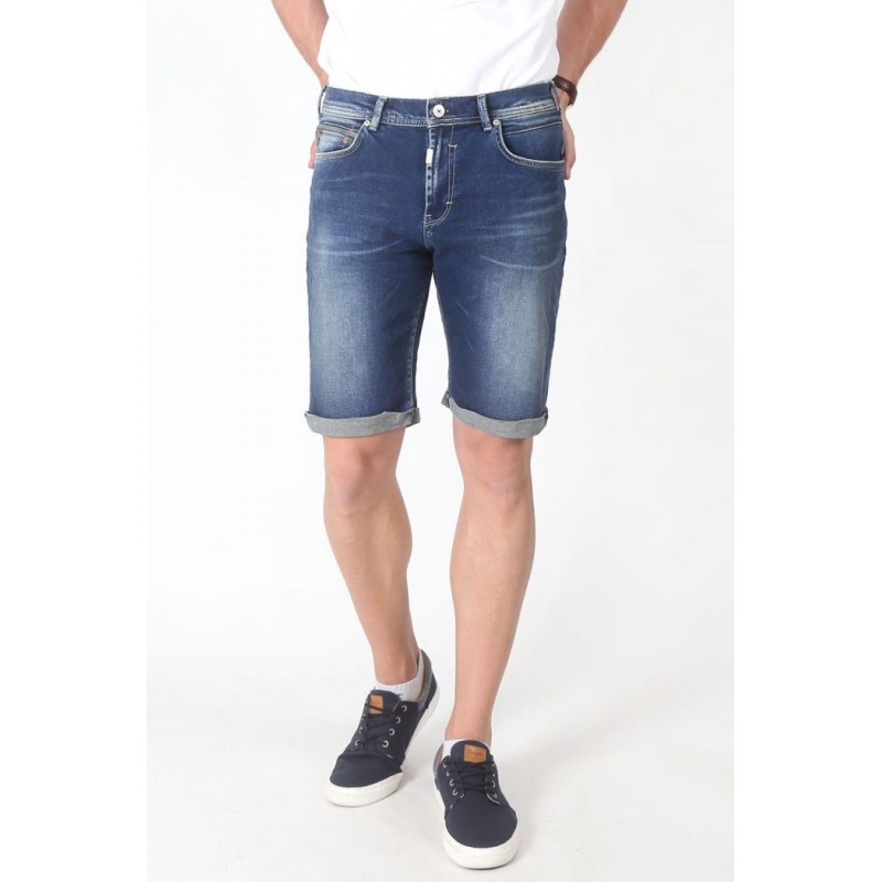 Ltb men's jeans Bermuda with zipper (TRAYON-BLUE-WASH-51641)